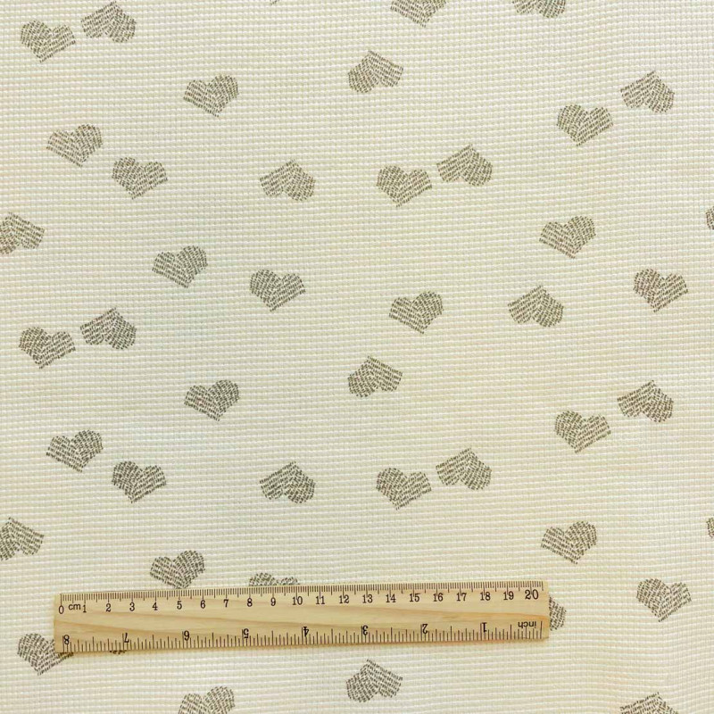 Honeycomb Knit FOBYA Ecru / Cypress